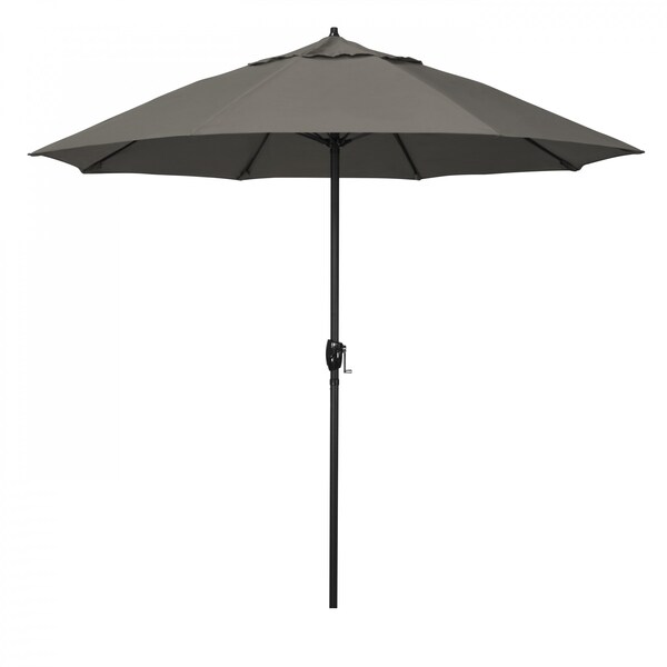 California Umbrella 9' Bronze Aluminum Market Patio Umbrella, Pacifica Taupe 194061337752 - main